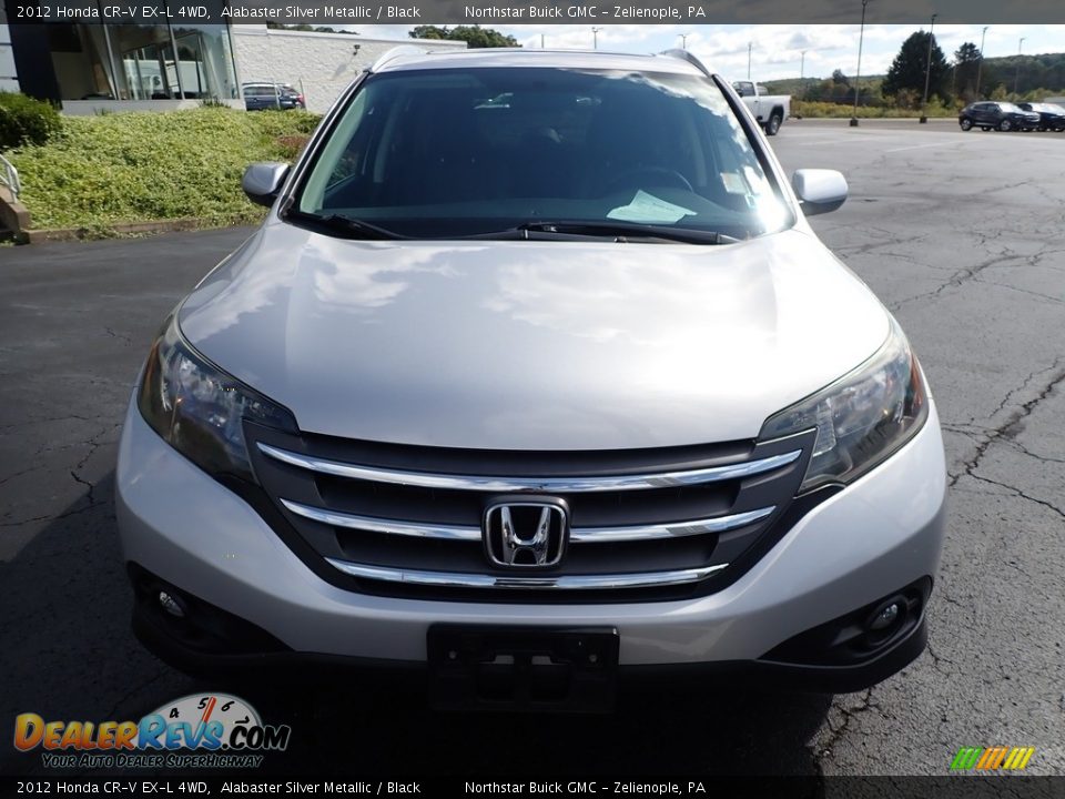 2012 Honda CR-V EX-L 4WD Alabaster Silver Metallic / Black Photo #3