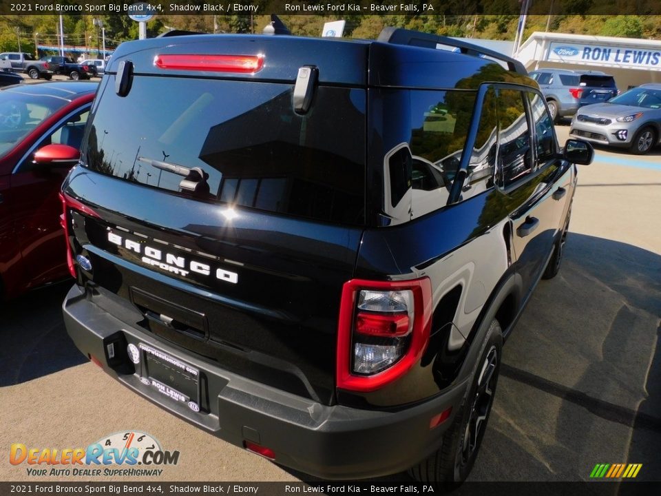 2021 Ford Bronco Sport Big Bend 4x4 Shadow Black / Ebony Photo #2