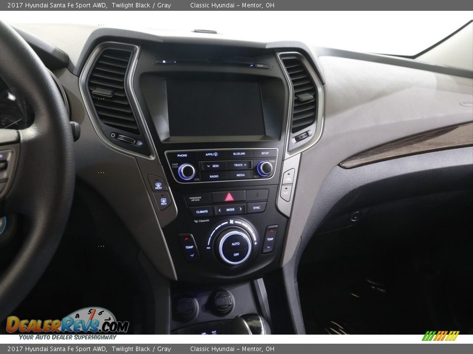 2017 Hyundai Santa Fe Sport AWD Twilight Black / Gray Photo #9
