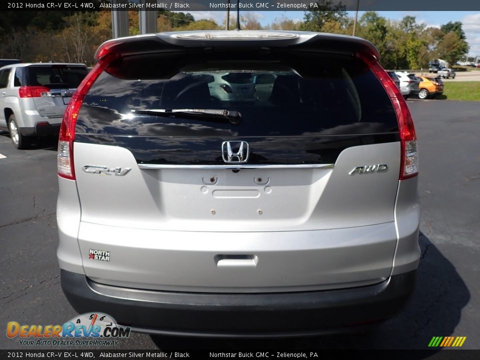 2012 Honda CR-V EX-L 4WD Alabaster Silver Metallic / Black Photo #10