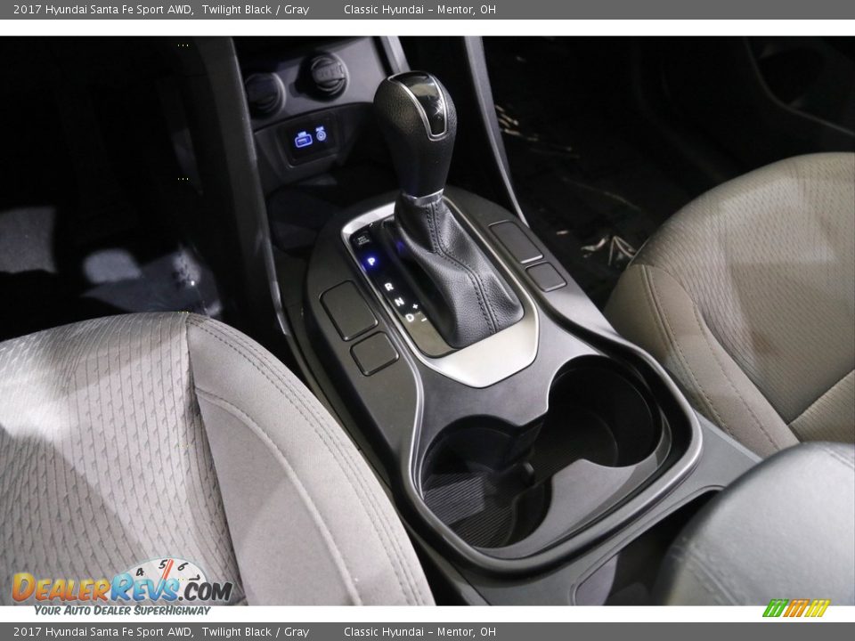 2017 Hyundai Santa Fe Sport AWD Twilight Black / Gray Photo #13