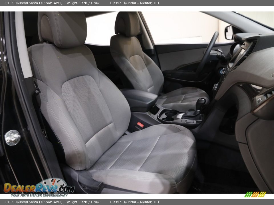 2017 Hyundai Santa Fe Sport AWD Twilight Black / Gray Photo #14