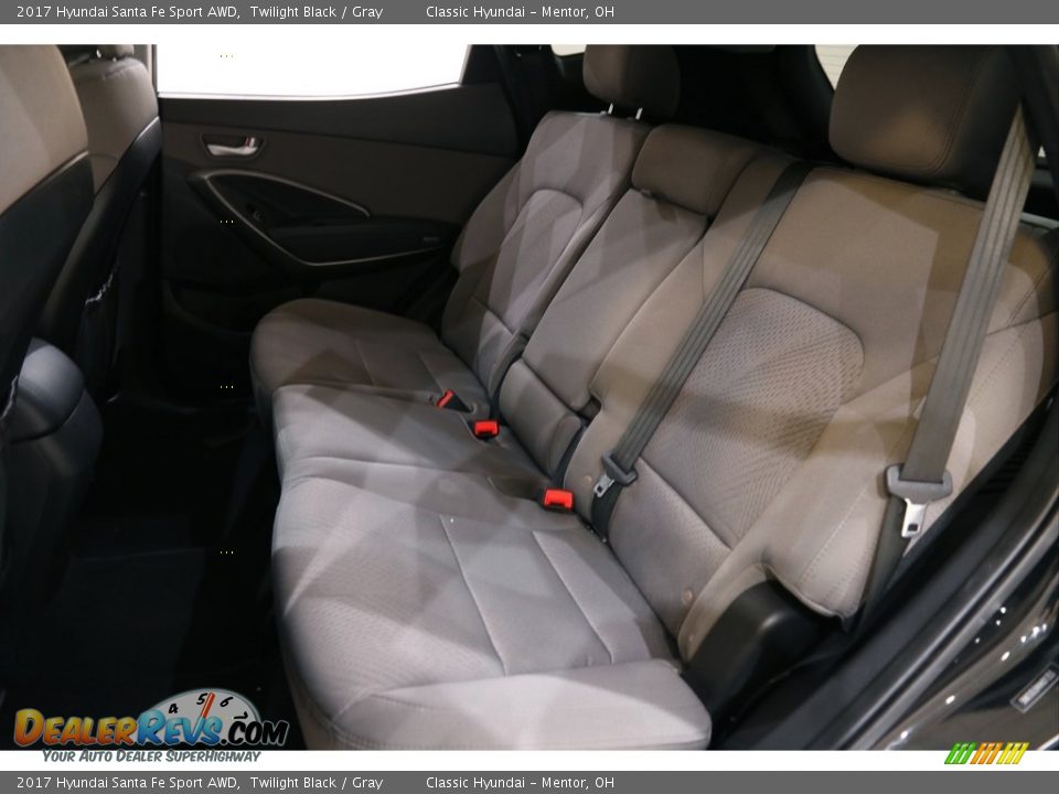 2017 Hyundai Santa Fe Sport AWD Twilight Black / Gray Photo #16