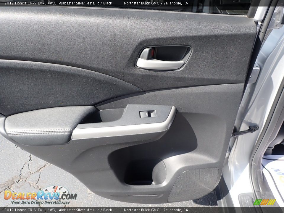 2012 Honda CR-V EX-L 4WD Alabaster Silver Metallic / Black Photo #19