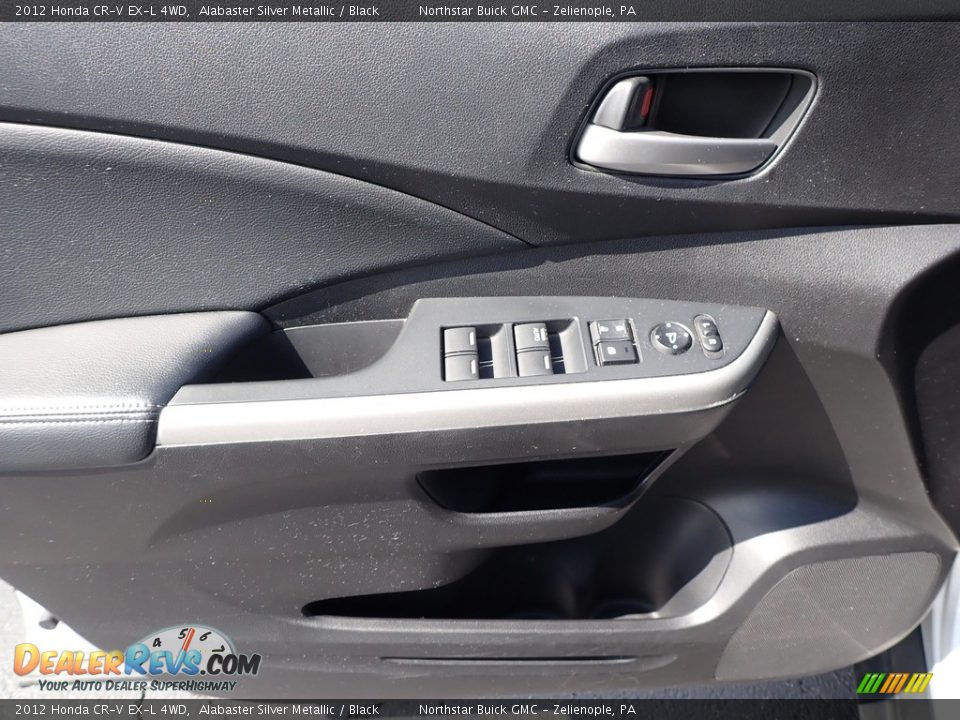 2012 Honda CR-V EX-L 4WD Alabaster Silver Metallic / Black Photo #20
