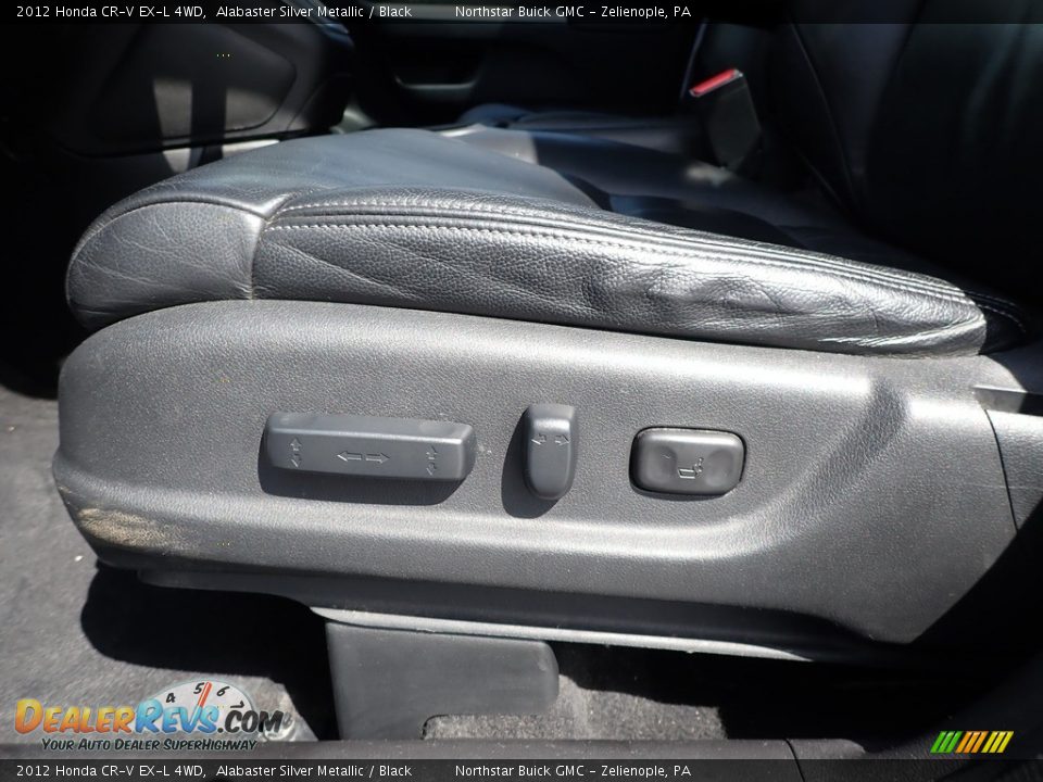 2012 Honda CR-V EX-L 4WD Alabaster Silver Metallic / Black Photo #25