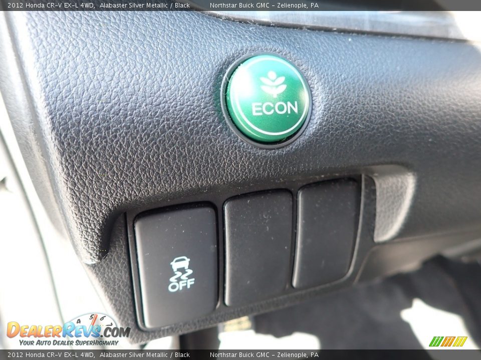 2012 Honda CR-V EX-L 4WD Alabaster Silver Metallic / Black Photo #27