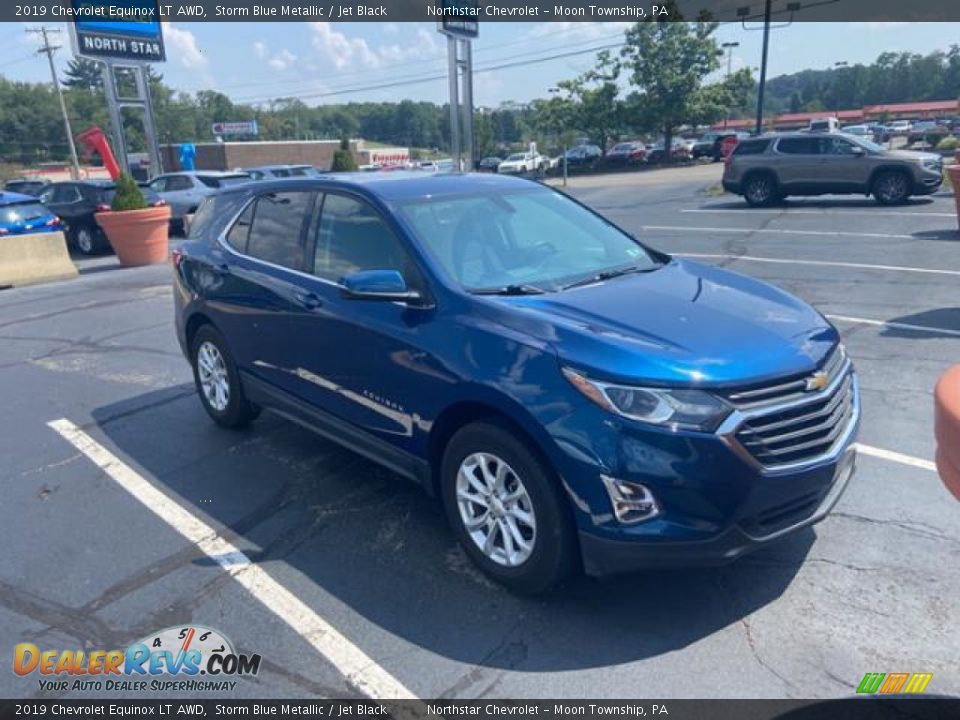 2019 Chevrolet Equinox LT AWD Storm Blue Metallic / Jet Black Photo #3
