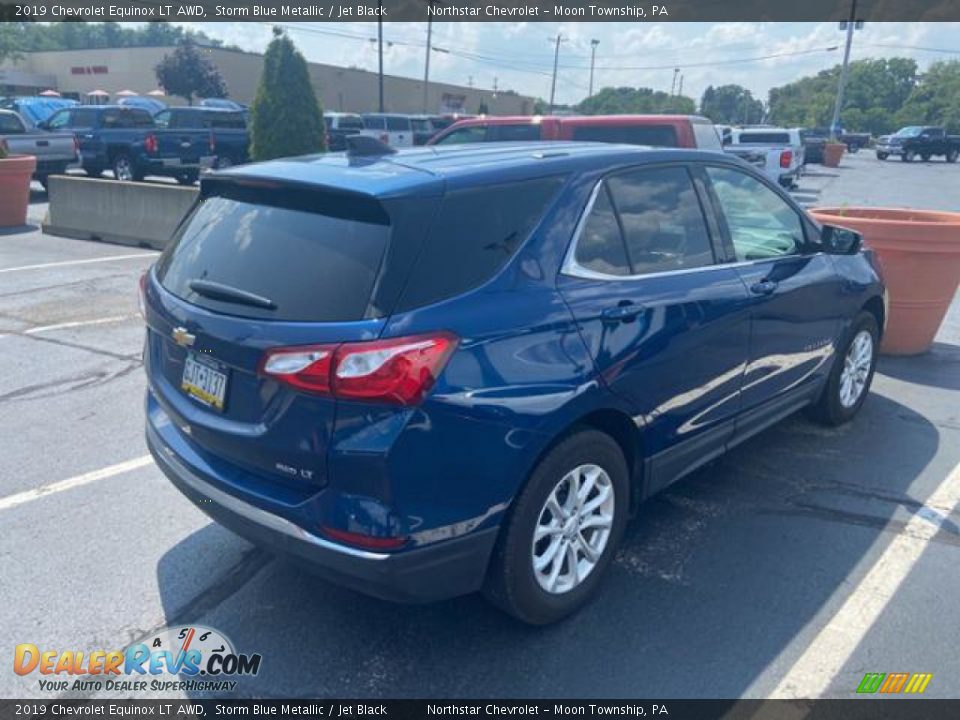 2019 Chevrolet Equinox LT AWD Storm Blue Metallic / Jet Black Photo #8