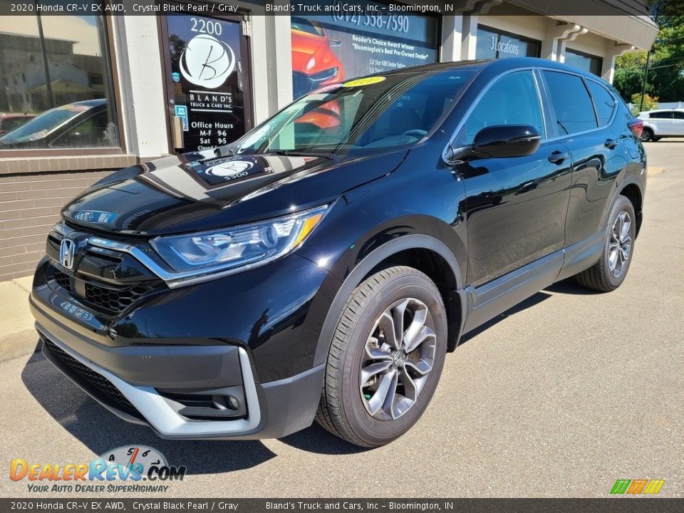 2020 Honda CR-V EX AWD Crystal Black Pearl / Gray Photo #2