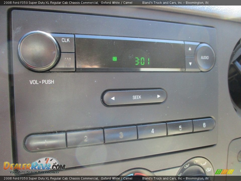 2008 Ford F350 Super Duty XL Regular Cab Chassis Commercial Oxford White / Camel Photo #10