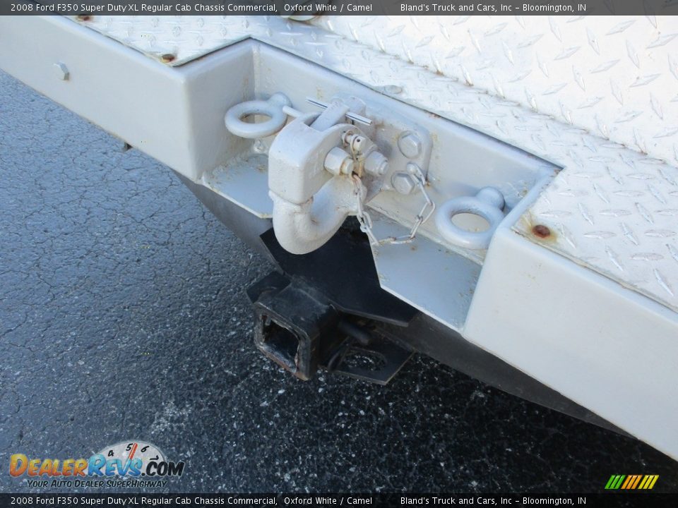 2008 Ford F350 Super Duty XL Regular Cab Chassis Commercial Oxford White / Camel Photo #19