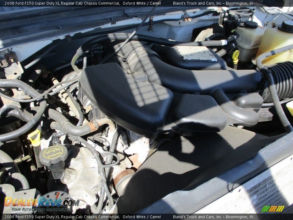 2008 Ford F350 Super Duty XL Regular Cab Chassis Commercial Oxford White / Camel Photo #23