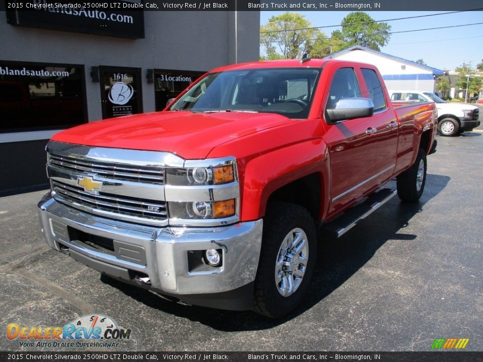 2015 Chevrolet Silverado 2500HD LTZ Double Cab Victory Red / Jet Black Photo #2