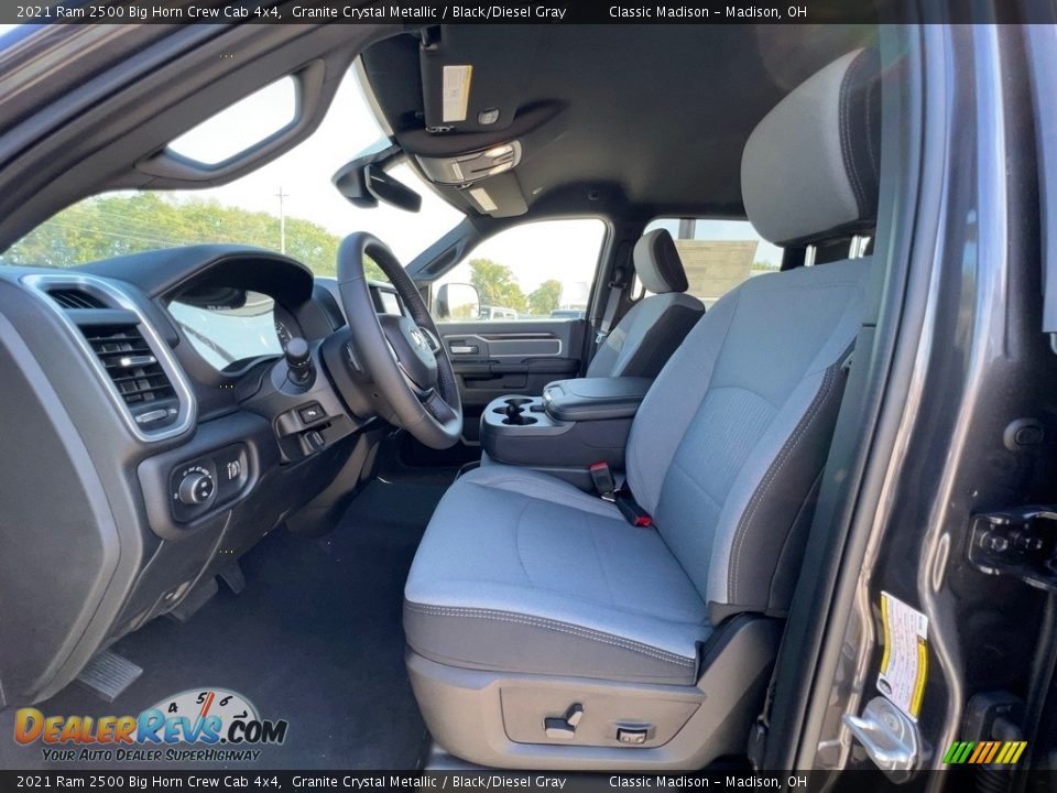 2021 Ram 2500 Big Horn Crew Cab 4x4 Granite Crystal Metallic / Black/Diesel Gray Photo #2