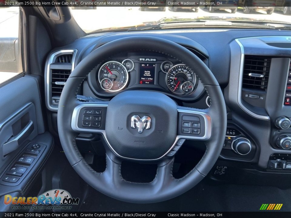 2021 Ram 2500 Big Horn Crew Cab 4x4 Granite Crystal Metallic / Black/Diesel Gray Photo #5