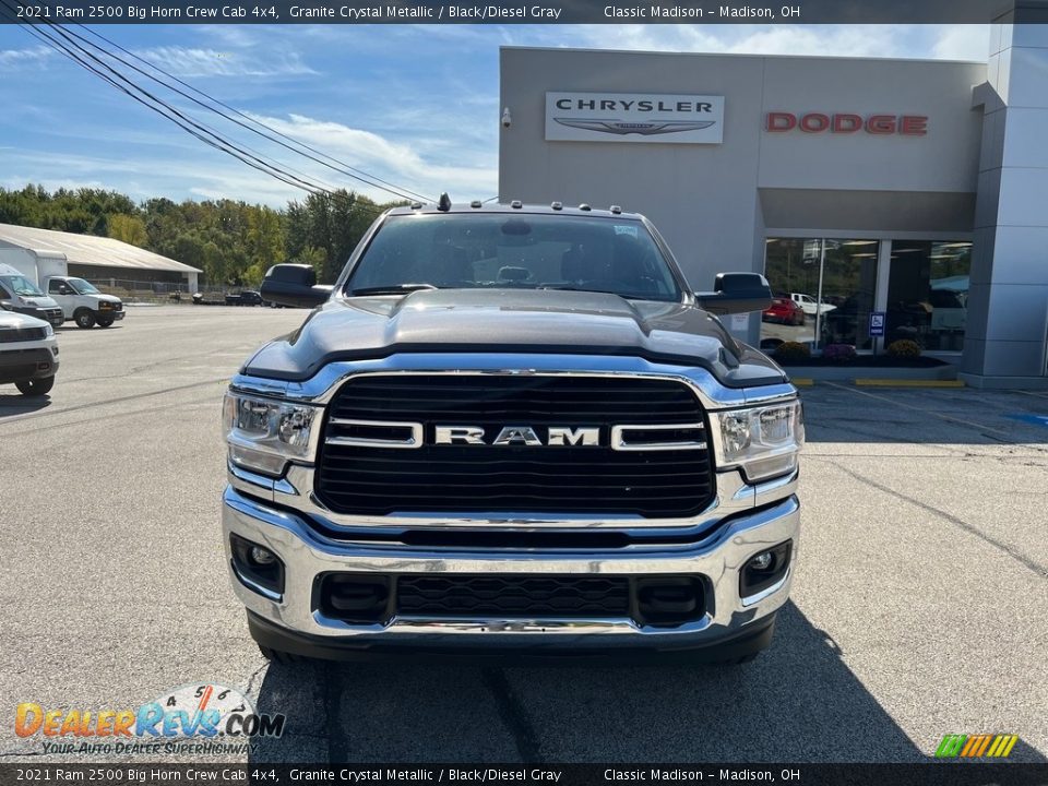 2021 Ram 2500 Big Horn Crew Cab 4x4 Granite Crystal Metallic / Black/Diesel Gray Photo #7