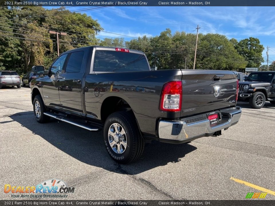 2021 Ram 2500 Big Horn Crew Cab 4x4 Granite Crystal Metallic / Black/Diesel Gray Photo #9