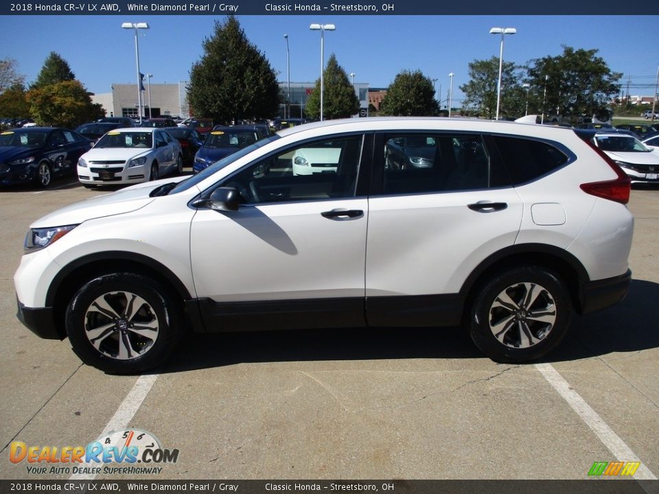 2018 Honda CR-V LX AWD White Diamond Pearl / Gray Photo #11