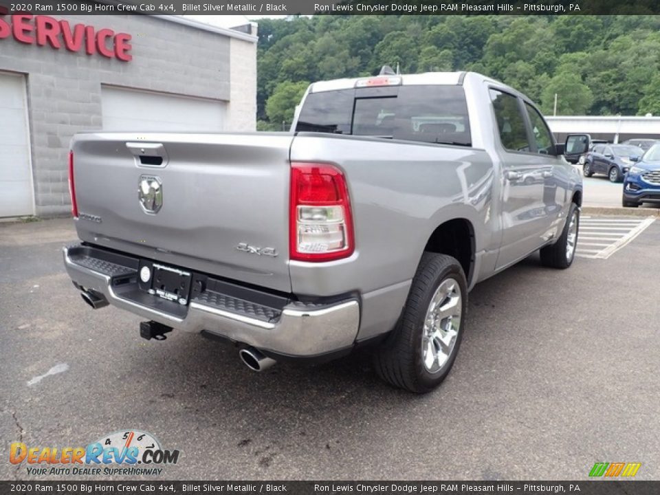 2020 Ram 1500 Big Horn Crew Cab 4x4 Billet Silver Metallic / Black Photo #2