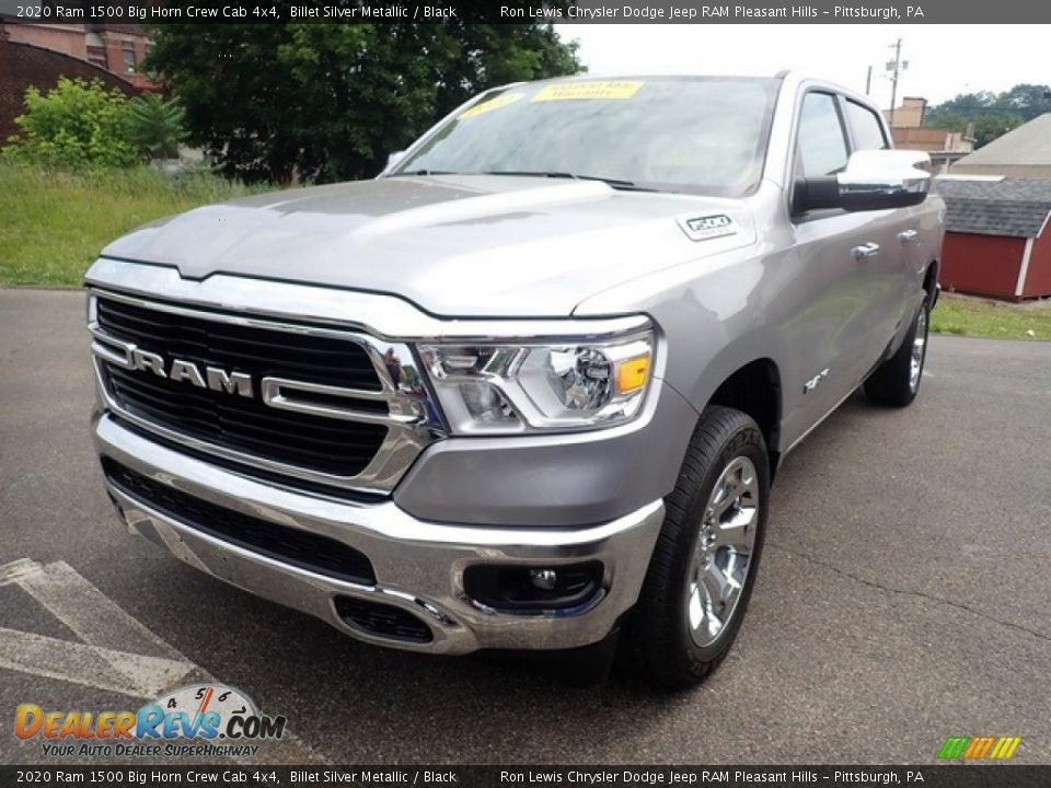 2020 Ram 1500 Big Horn Crew Cab 4x4 Billet Silver Metallic / Black Photo #5