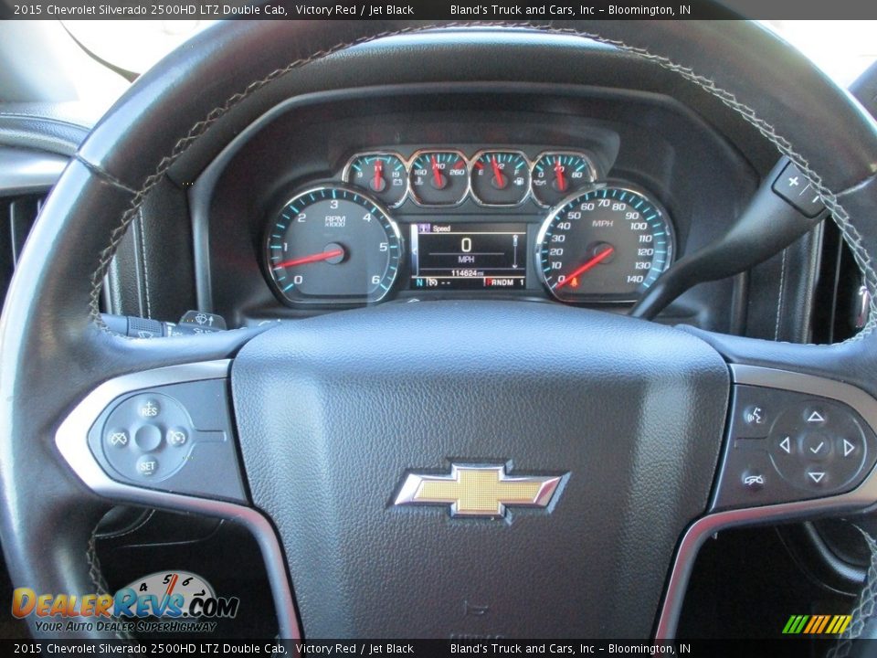 2015 Chevrolet Silverado 2500HD LTZ Double Cab Steering Wheel Photo #16