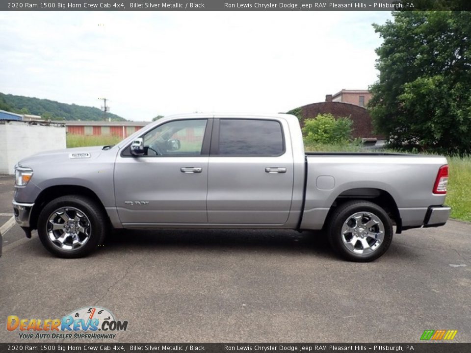 2020 Ram 1500 Big Horn Crew Cab 4x4 Billet Silver Metallic / Black Photo #6