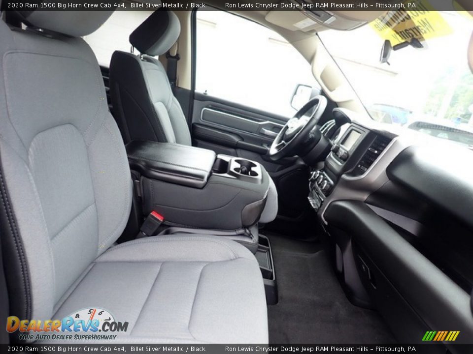 2020 Ram 1500 Big Horn Crew Cab 4x4 Billet Silver Metallic / Black Photo #12