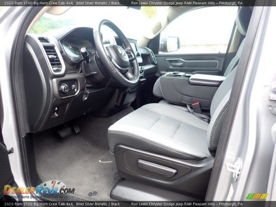 2020 Ram 1500 Big Horn Crew Cab 4x4 Billet Silver Metallic / Black Photo #14