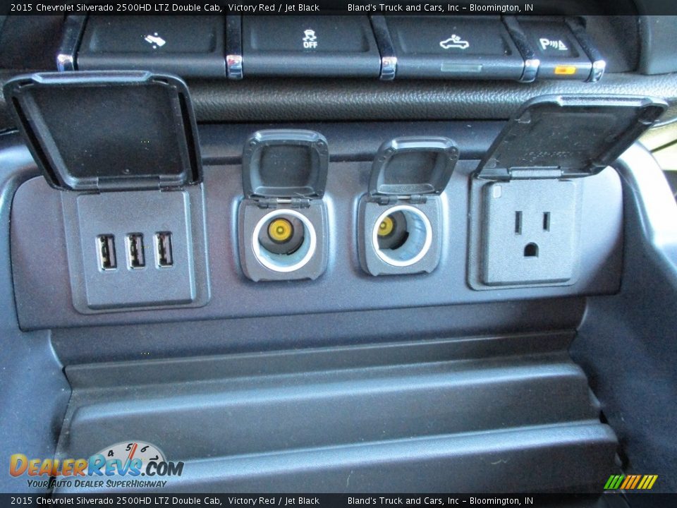 2015 Chevrolet Silverado 2500HD LTZ Double Cab Victory Red / Jet Black Photo #26