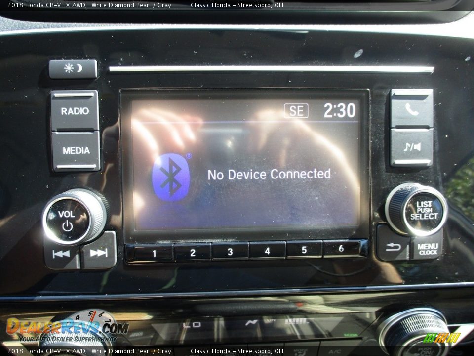 2018 Honda CR-V LX AWD White Diamond Pearl / Gray Photo #32