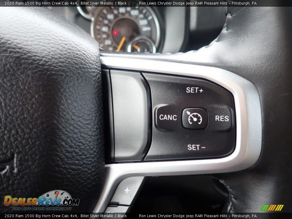 2020 Ram 1500 Big Horn Crew Cab 4x4 Billet Silver Metallic / Black Photo #23