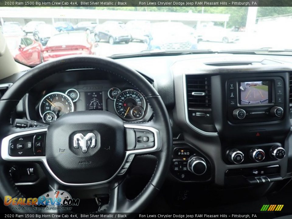 2020 Ram 1500 Big Horn Crew Cab 4x4 Billet Silver Metallic / Black Photo #24