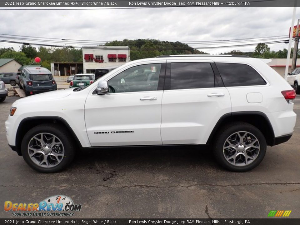 2021 Jeep Grand Cherokee Limited 4x4 Bright White / Black Photo #2