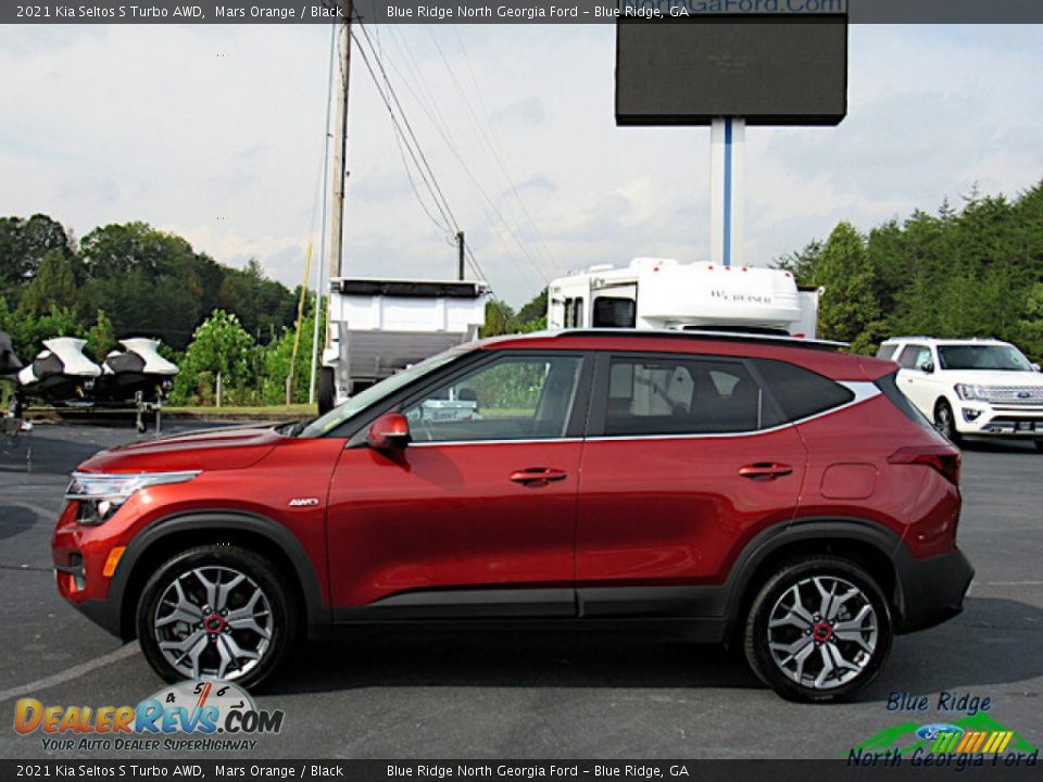 2021 Kia Seltos S Turbo AWD Mars Orange / Black Photo #2