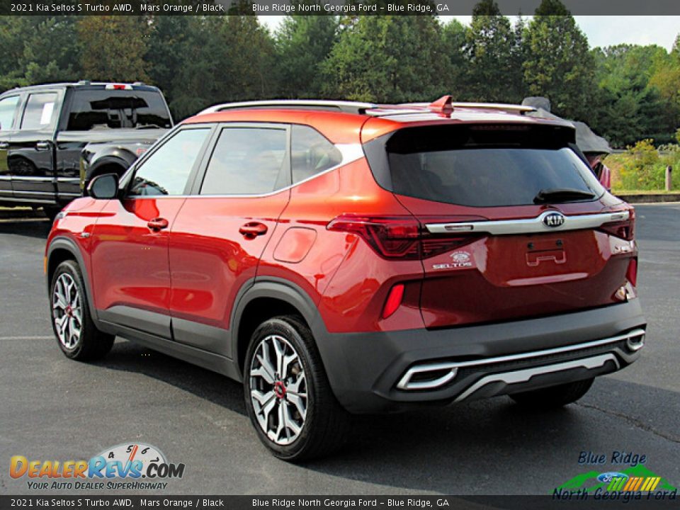 2021 Kia Seltos S Turbo AWD Mars Orange / Black Photo #3