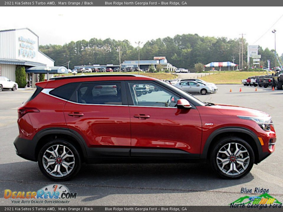 2021 Kia Seltos S Turbo AWD Mars Orange / Black Photo #6