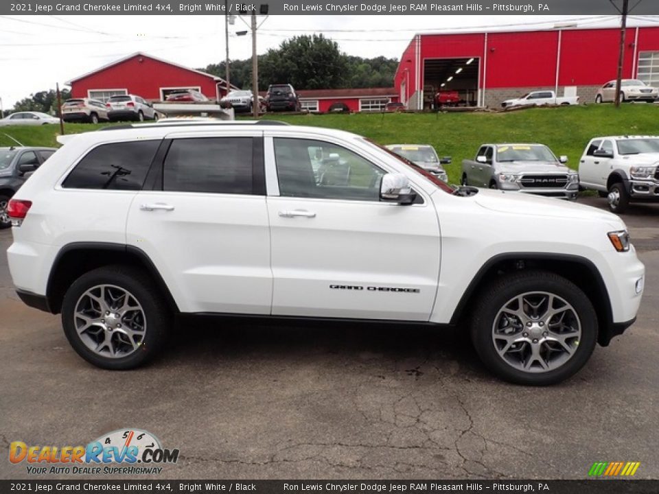 2021 Jeep Grand Cherokee Limited 4x4 Bright White / Black Photo #7