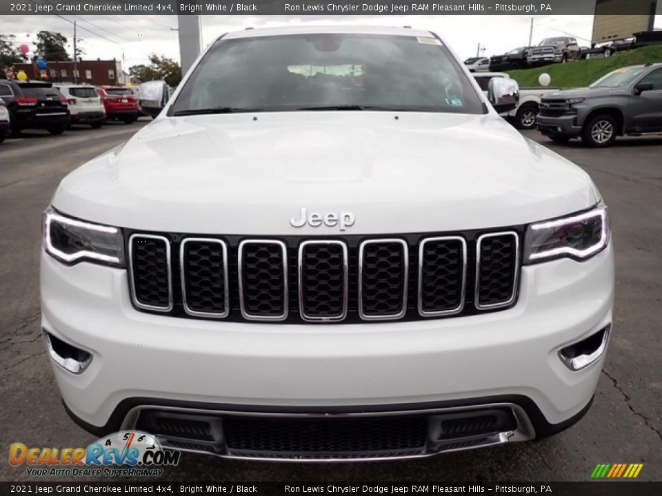 2021 Jeep Grand Cherokee Limited 4x4 Bright White / Black Photo #9