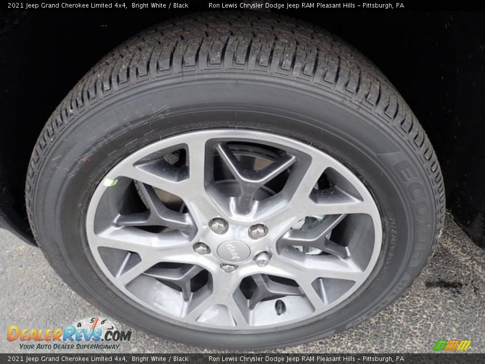 2021 Jeep Grand Cherokee Limited 4x4 Bright White / Black Photo #10