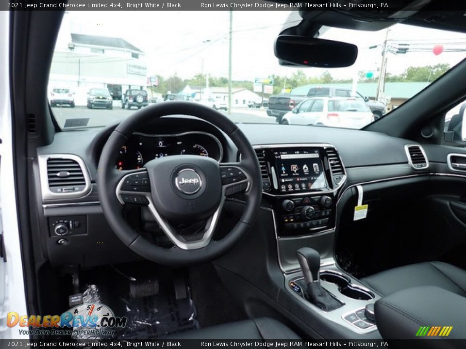 2021 Jeep Grand Cherokee Limited 4x4 Bright White / Black Photo #13