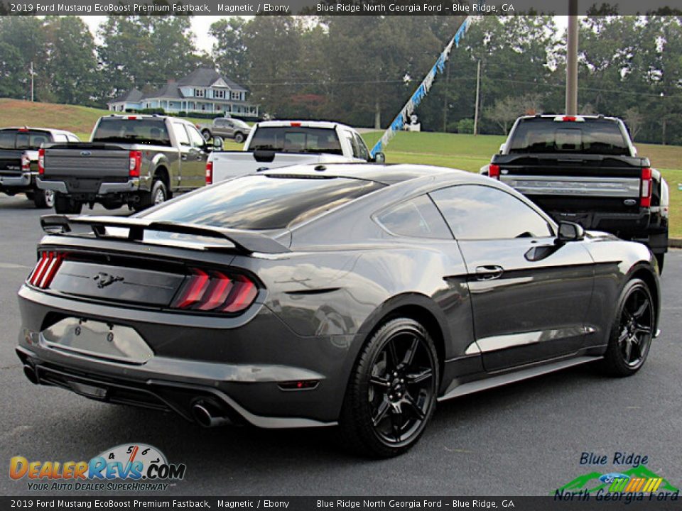 2019 Ford Mustang EcoBoost Premium Fastback Magnetic / Ebony Photo #5