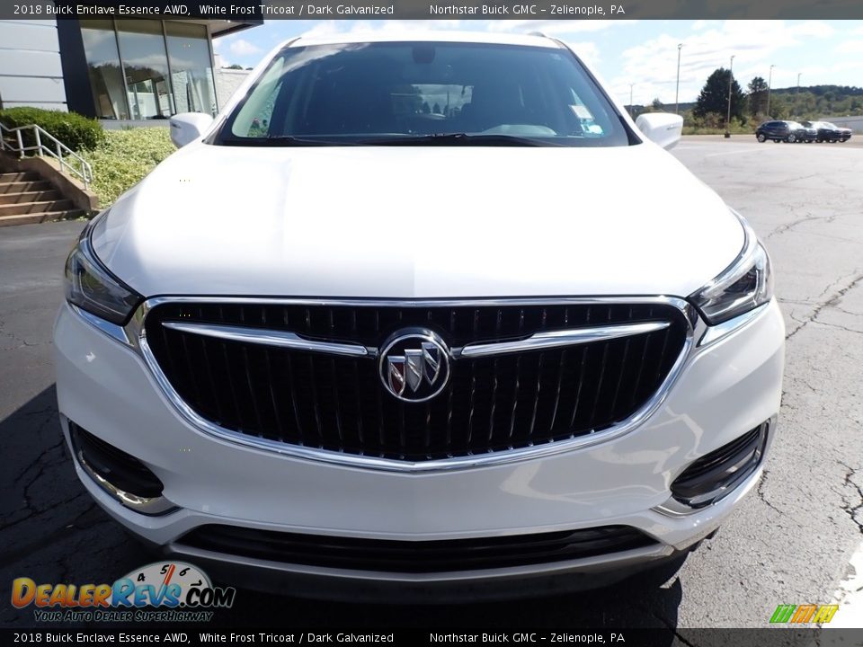 2018 Buick Enclave Essence AWD White Frost Tricoat / Dark Galvanized Photo #3