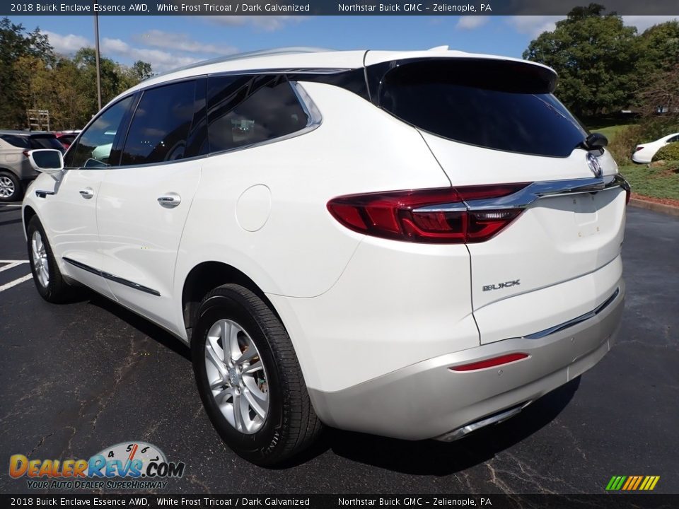 2018 Buick Enclave Essence AWD White Frost Tricoat / Dark Galvanized Photo #13