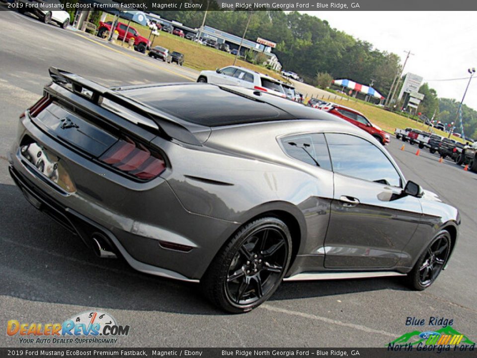 2019 Ford Mustang EcoBoost Premium Fastback Magnetic / Ebony Photo #29