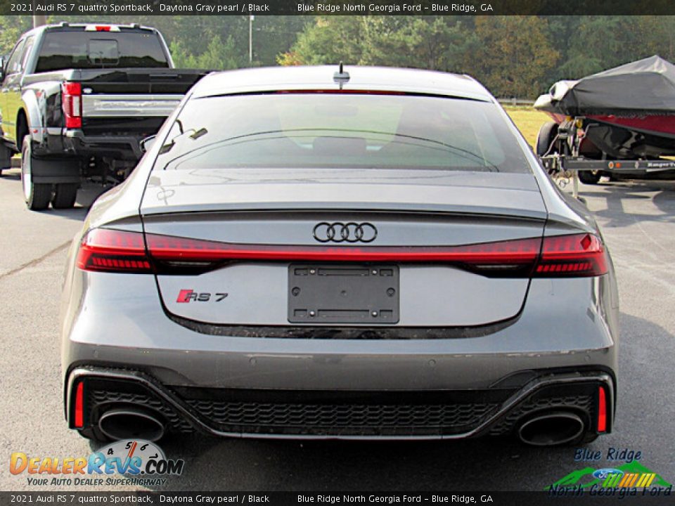 2021 Audi RS 7 quattro Sportback Daytona Gray pearl / Black Photo #4