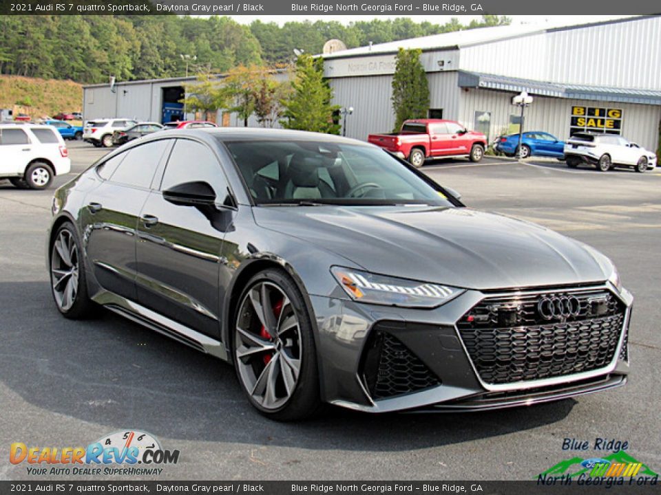 2021 Audi RS 7 quattro Sportback Daytona Gray pearl / Black Photo #7