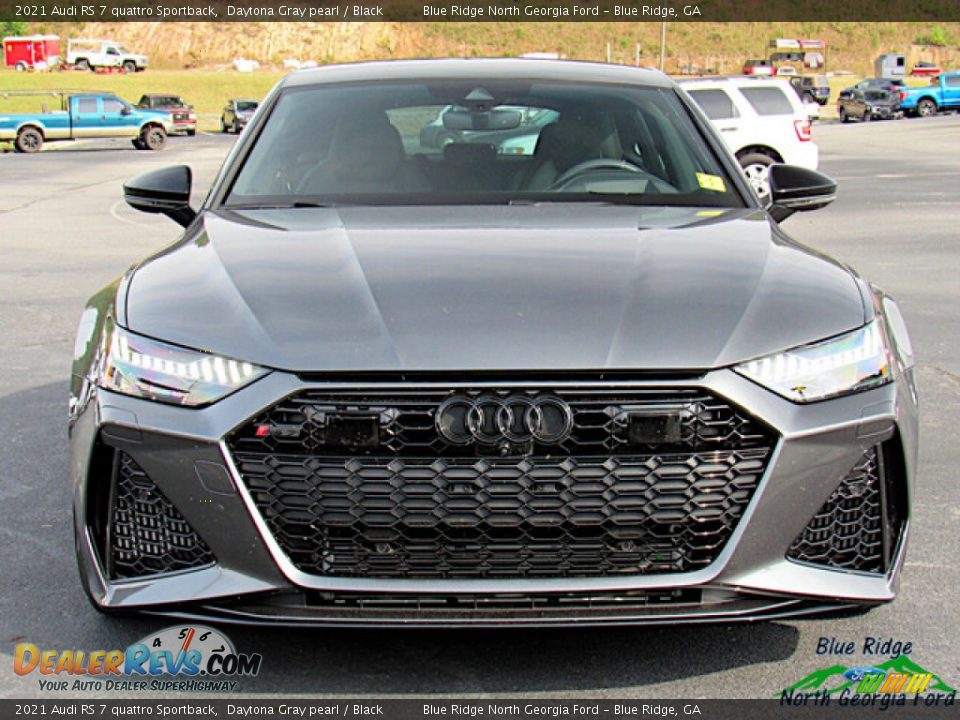 2021 Audi RS 7 quattro Sportback Daytona Gray pearl / Black Photo #8