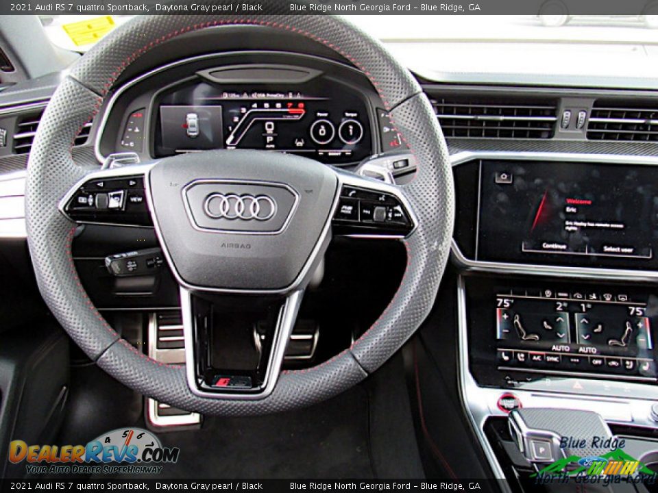 2021 Audi RS 7 quattro Sportback Steering Wheel Photo #18