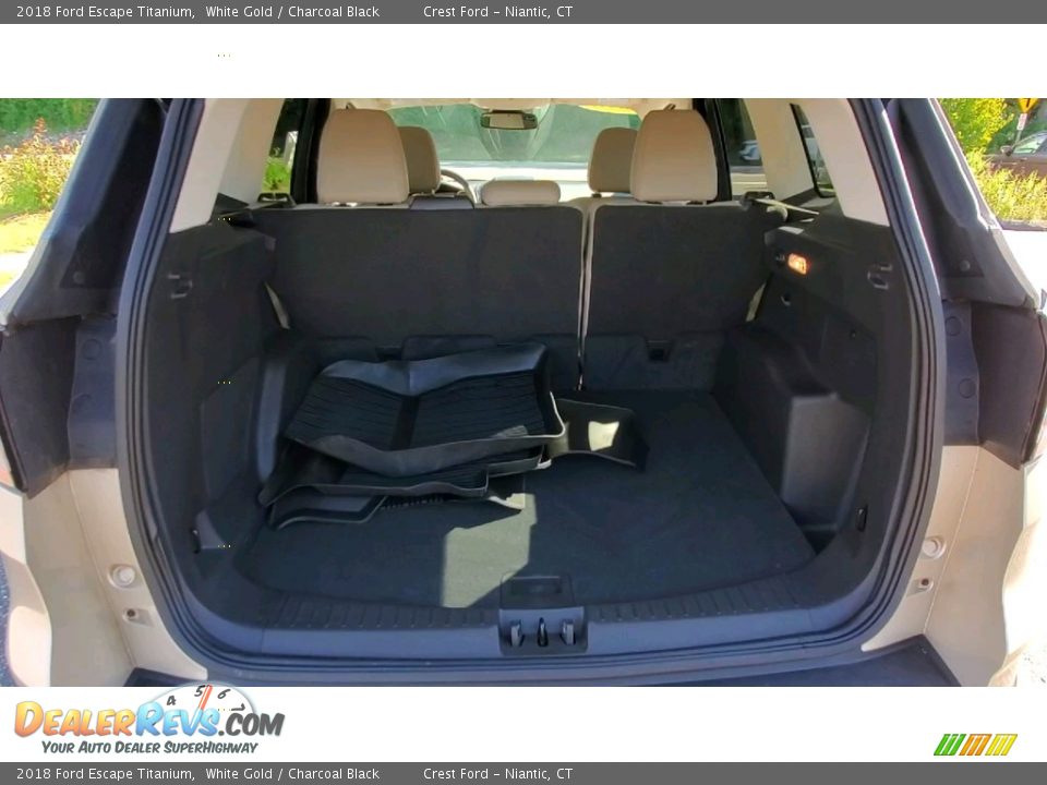 2018 Ford Escape Titanium White Gold / Charcoal Black Photo #21